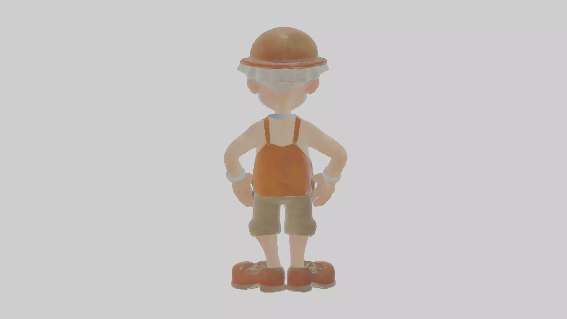 Cartoon Cecil the Cobbler Model Low-poly 3D model_0