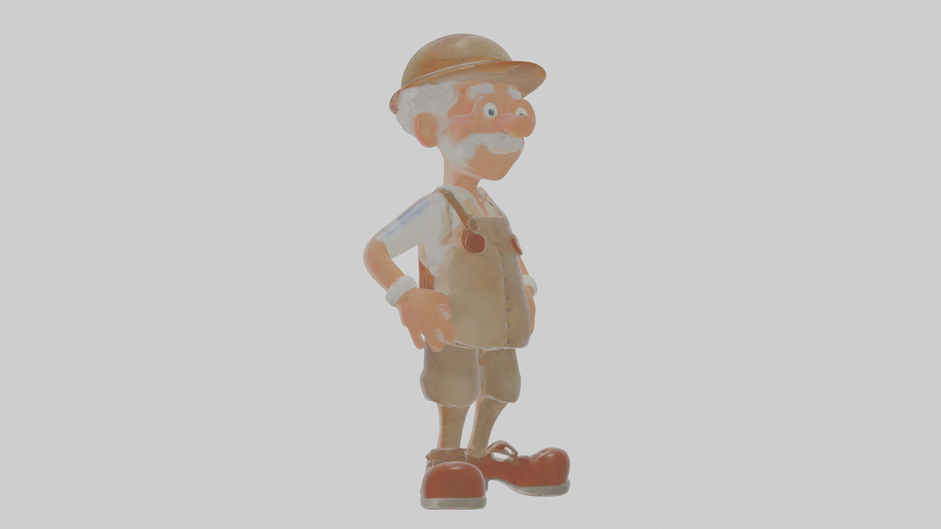 Cartoon Cecil the Cobbler Model Low-poly 3D model_18