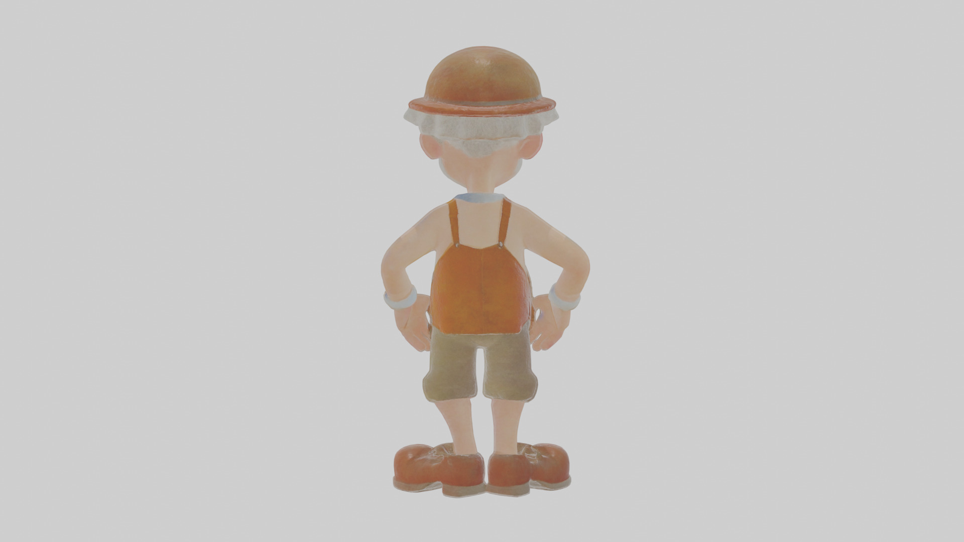 Cartoon Cecil the Cobbler Model Low-poly 3D model_1