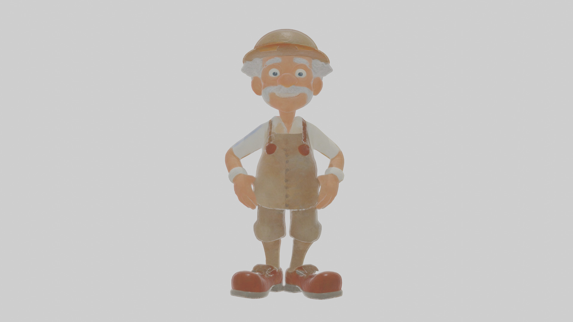 Cartoon Cecil the Cobbler Model Low-poly 3D model_16