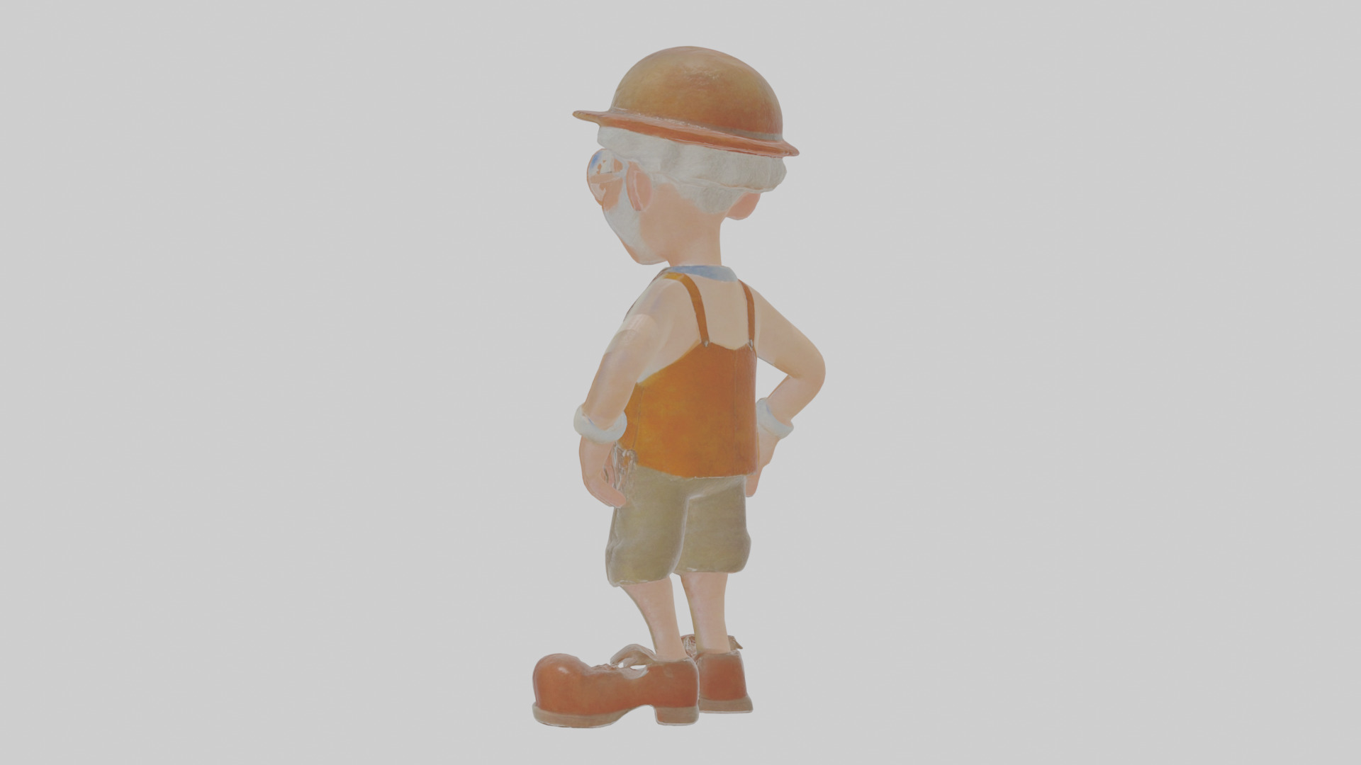 Cartoon Cecil the Cobbler Model Low-poly 3D model_3