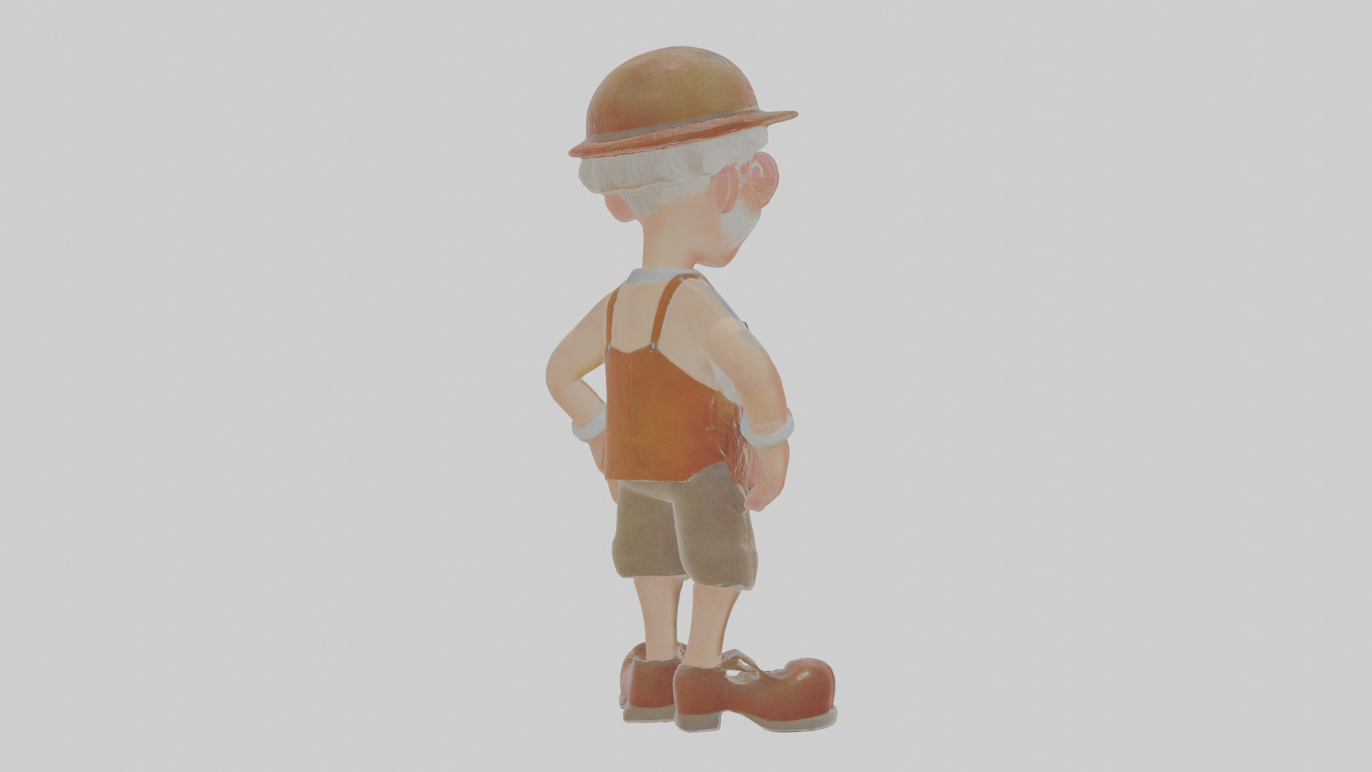 Cartoon Cecil the Cobbler Model Low-poly 3D model_4