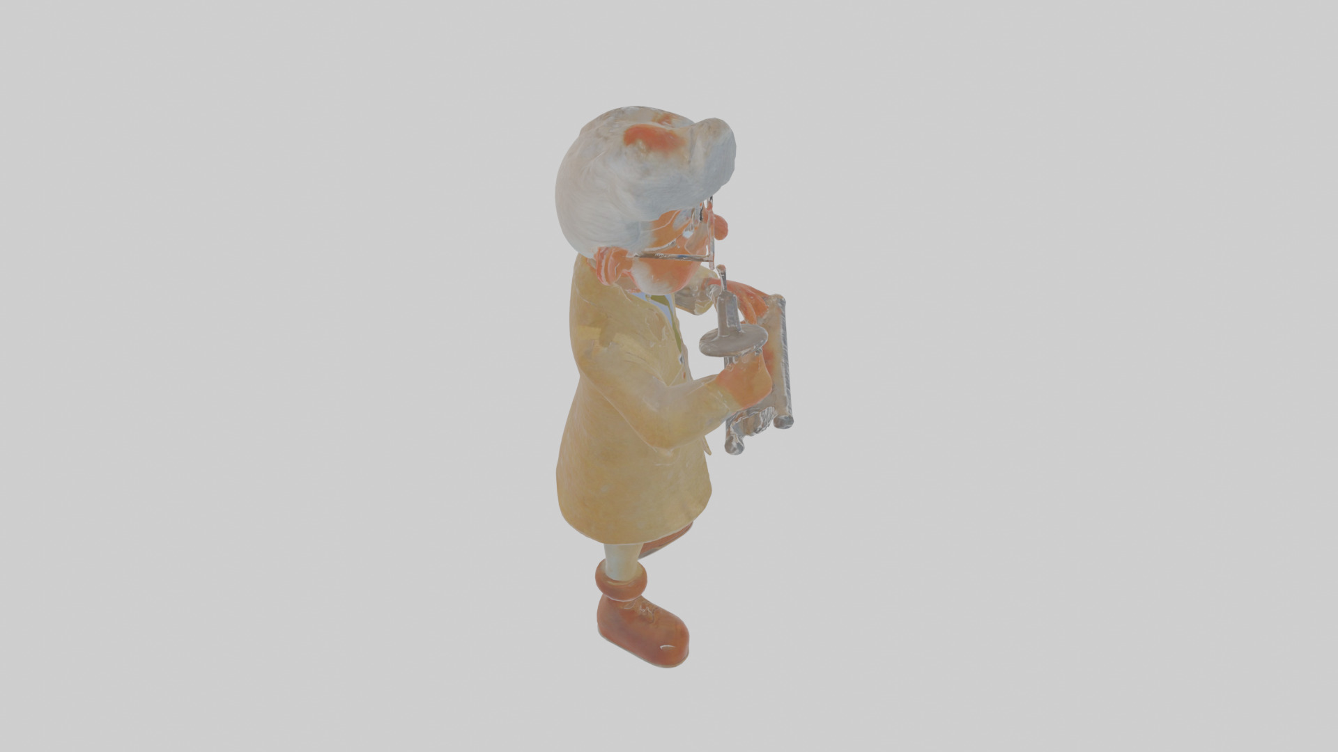 Cartoon Cecil the Cryptographer Model Low-poly 3D model_27