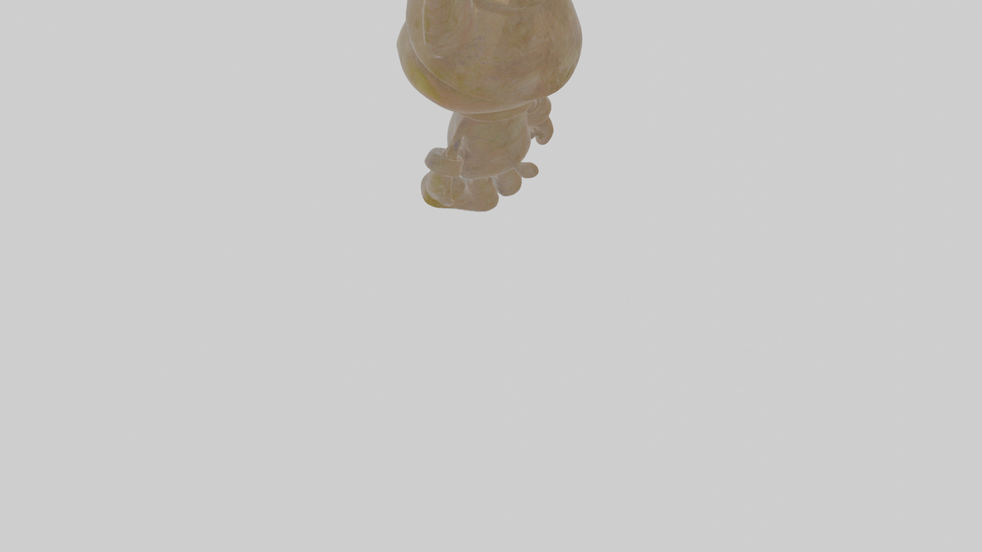 Cartoon Cecil the Sentry of Spooky Sanctuaries Model Low-poly 3D model_5