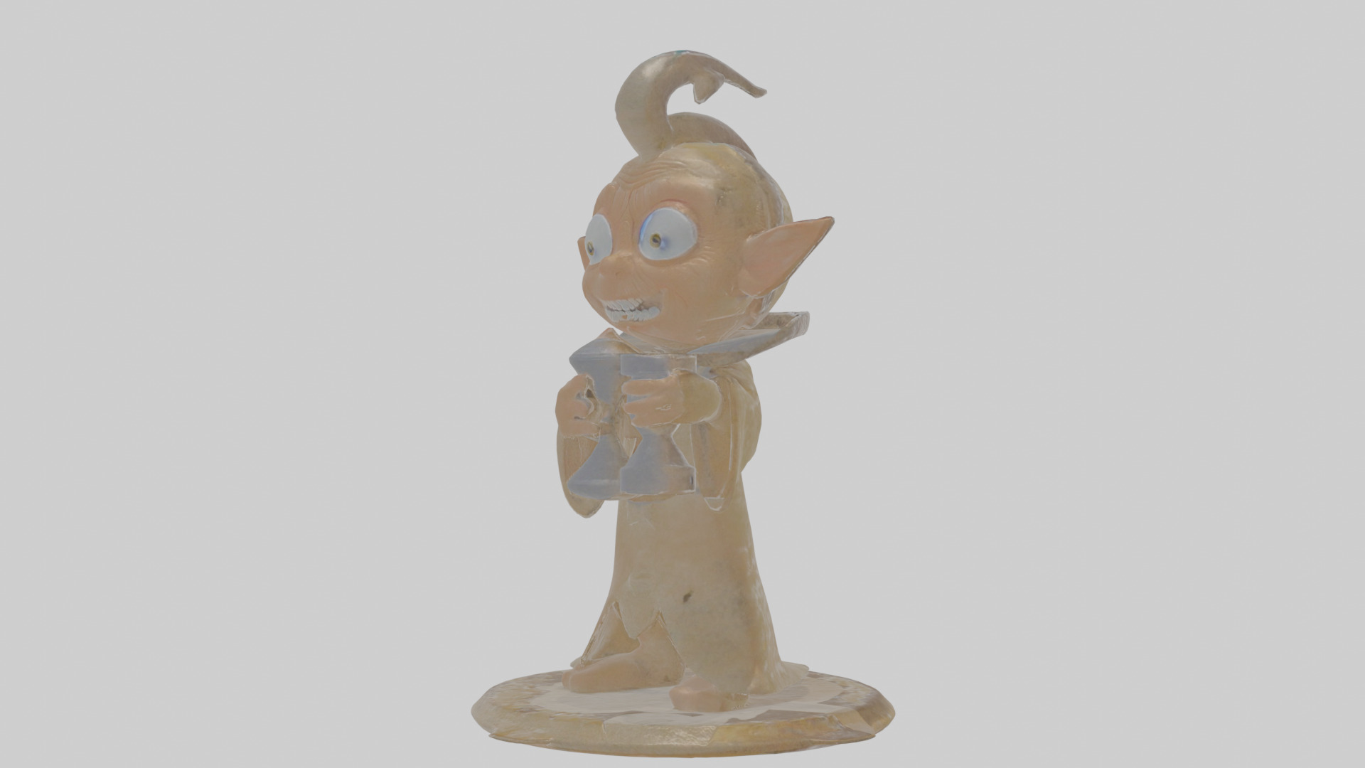 Cartoon Cecil the Sifter of Sinister Sands Model Low-poly 3D model_12