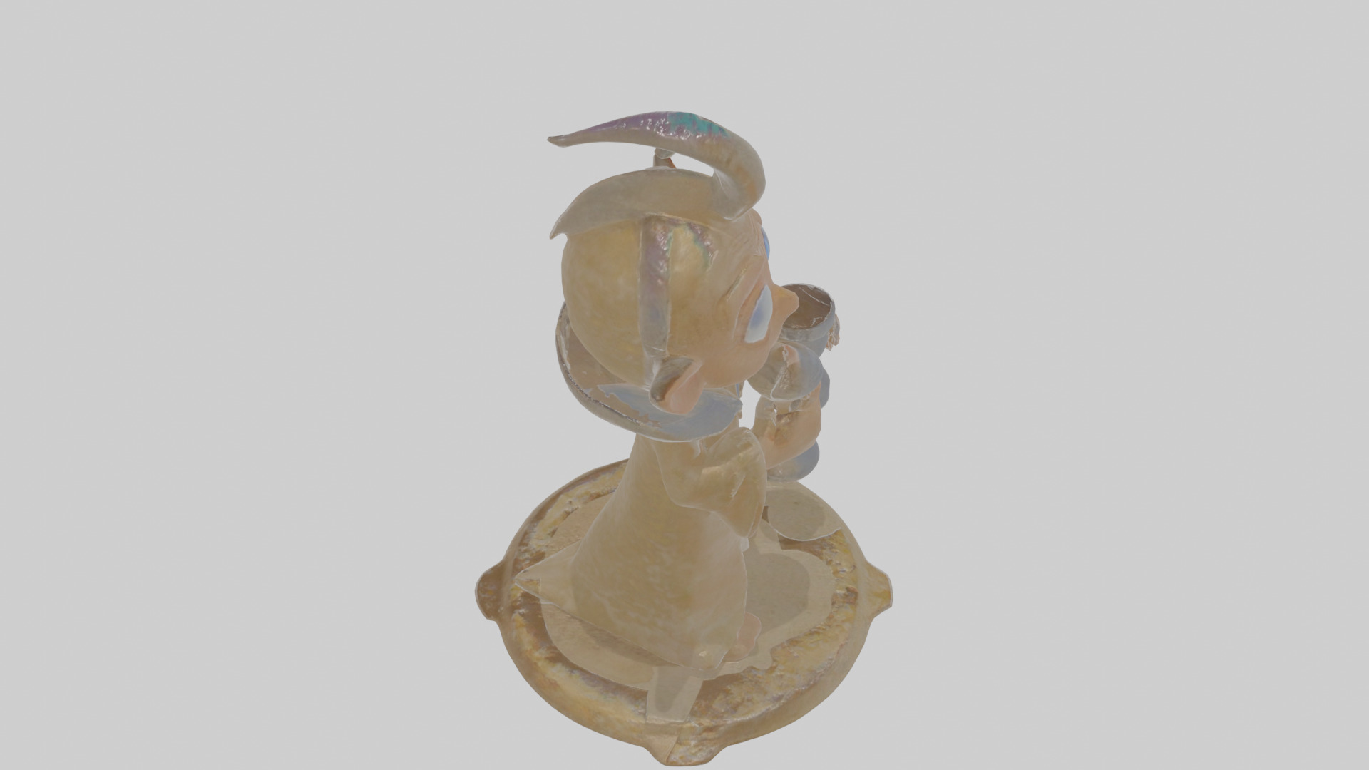 Cartoon Cecil the Sifter of Sinister Sands Model Low-poly 3D model_27