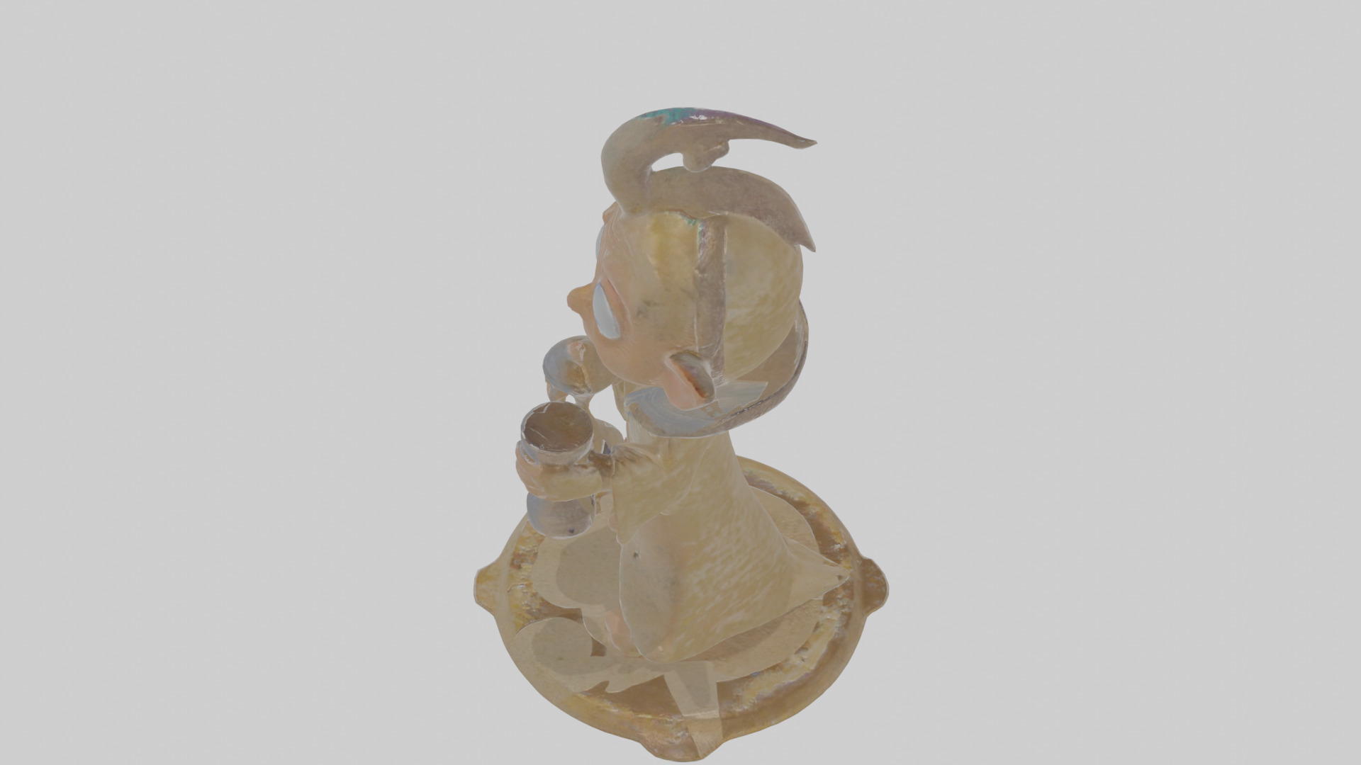 Cartoon Cecil the Sifter of Sinister Sands Model Low-poly 3D model_26