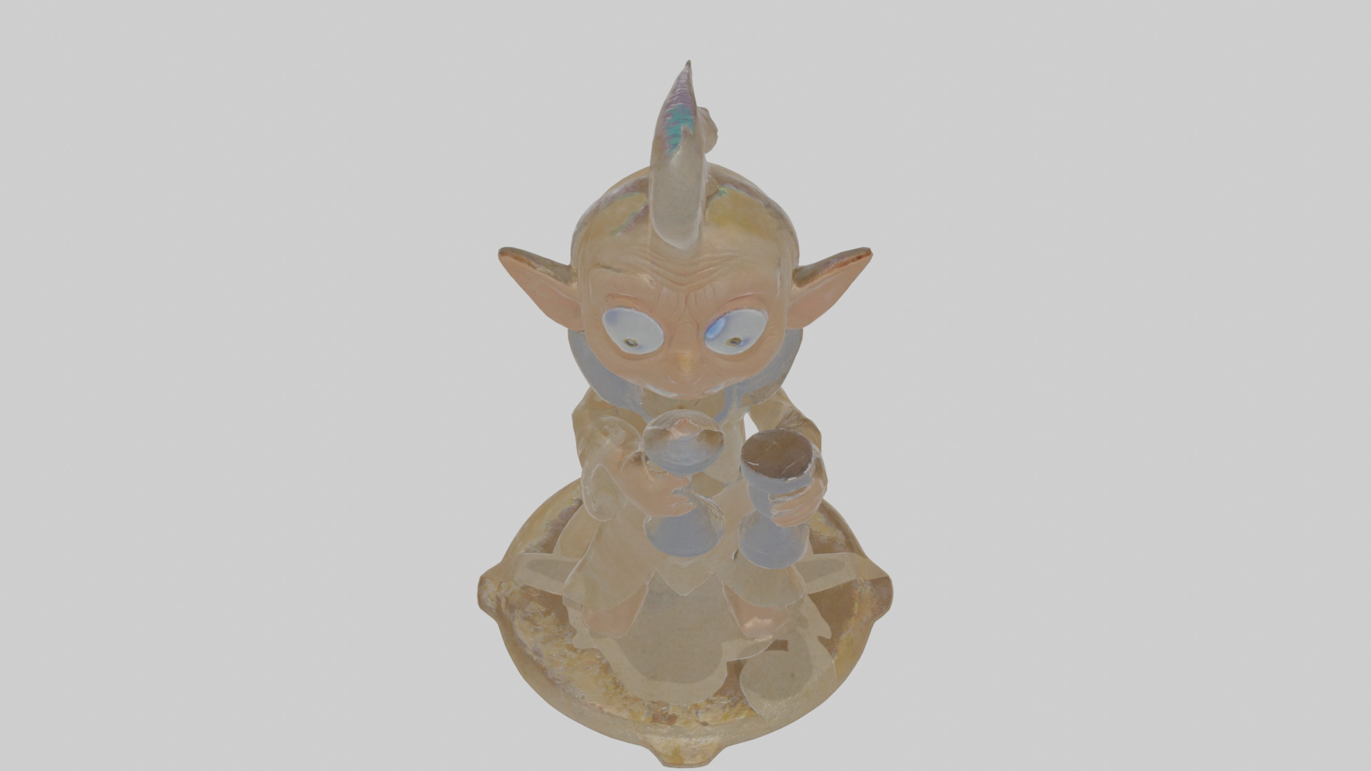 Cartoon Cecil the Sifter of Sinister Sands Model Low-poly 3D model_25