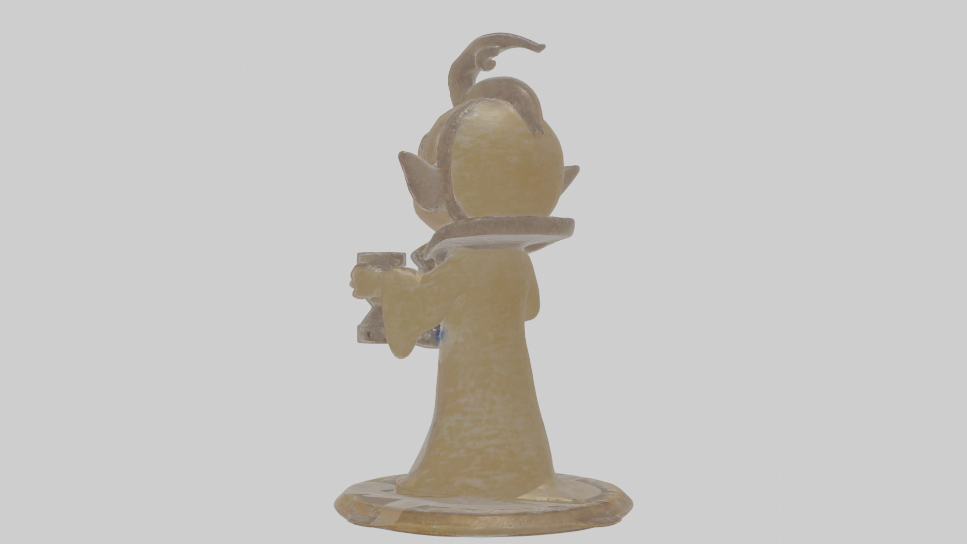 Cartoon Cecil the Sifter of Sinister Sands Model Low-poly 3D model_2