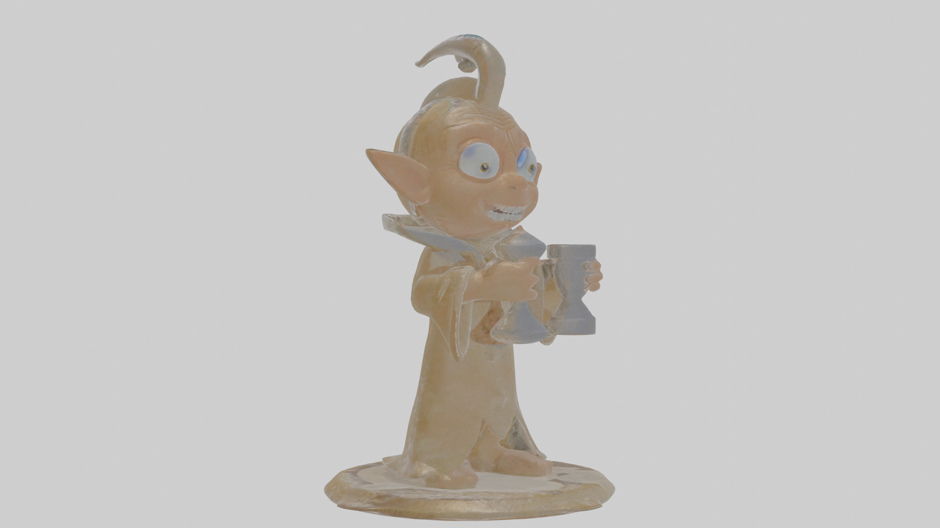 Cartoon Cecil the Sifter of Sinister Sands Model Low-poly 3D model_16