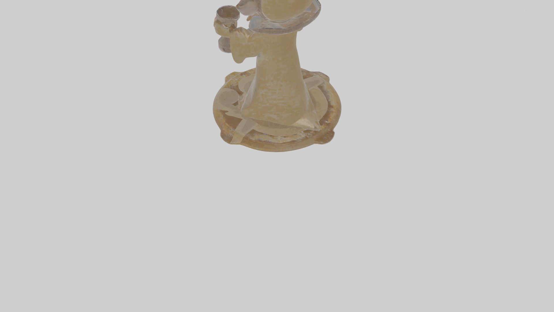 Cartoon Cecil the Sifter of Sinister Sands Model Low-poly 3D model_5