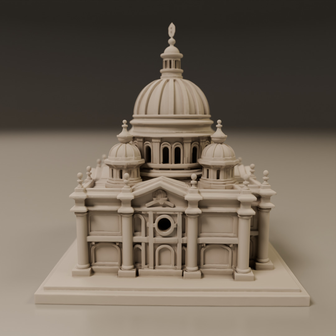 baroque architecture 3D print model_8
