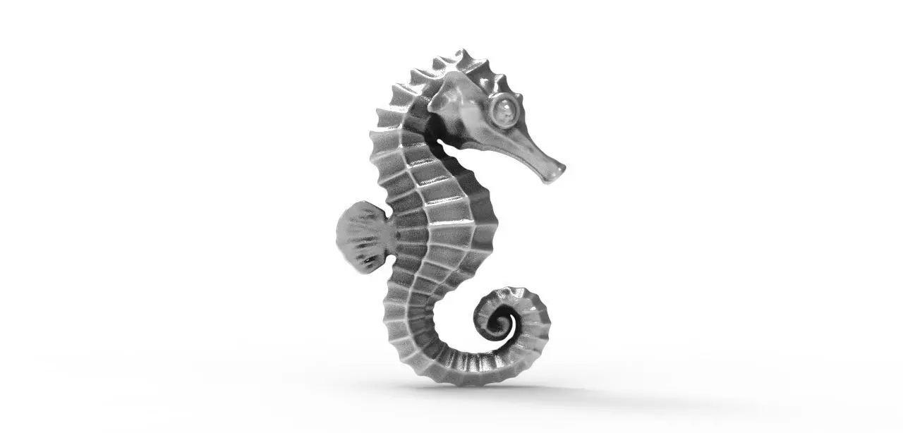 Seahorse 3D print model