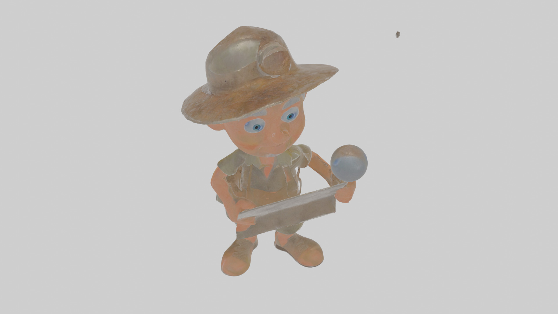 Cartoon Cecil the Surveyor of Supernatural Sites Model Low-poly 3D model_26