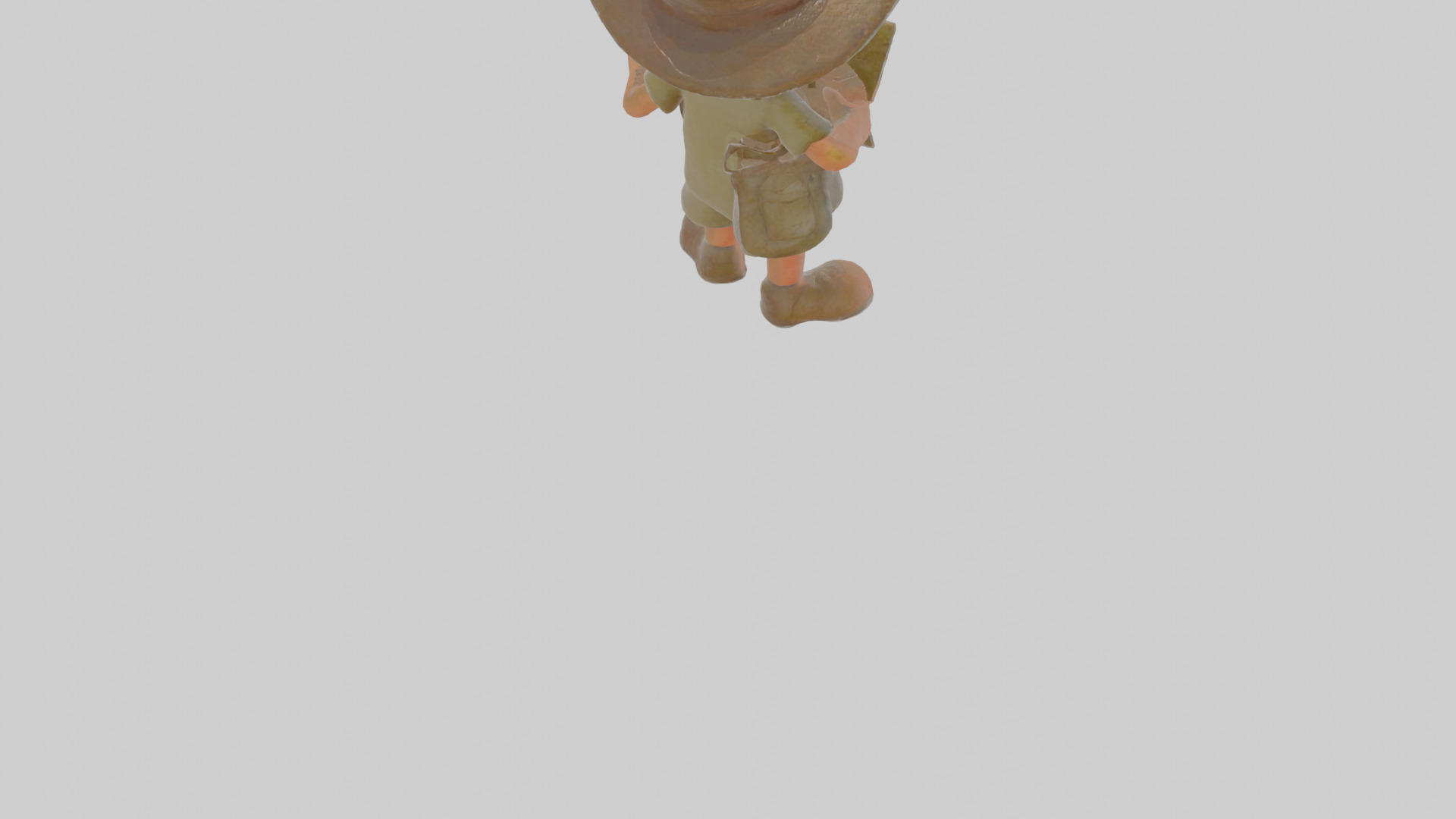 Cartoon Cecil the Surveyor of Supernatural Sites Model Low-poly 3D model_8
