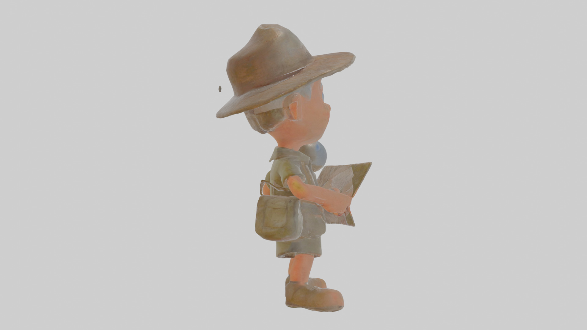 Cartoon Cecil the Surveyor of Supernatural Sites Model Low-poly 3D model_21