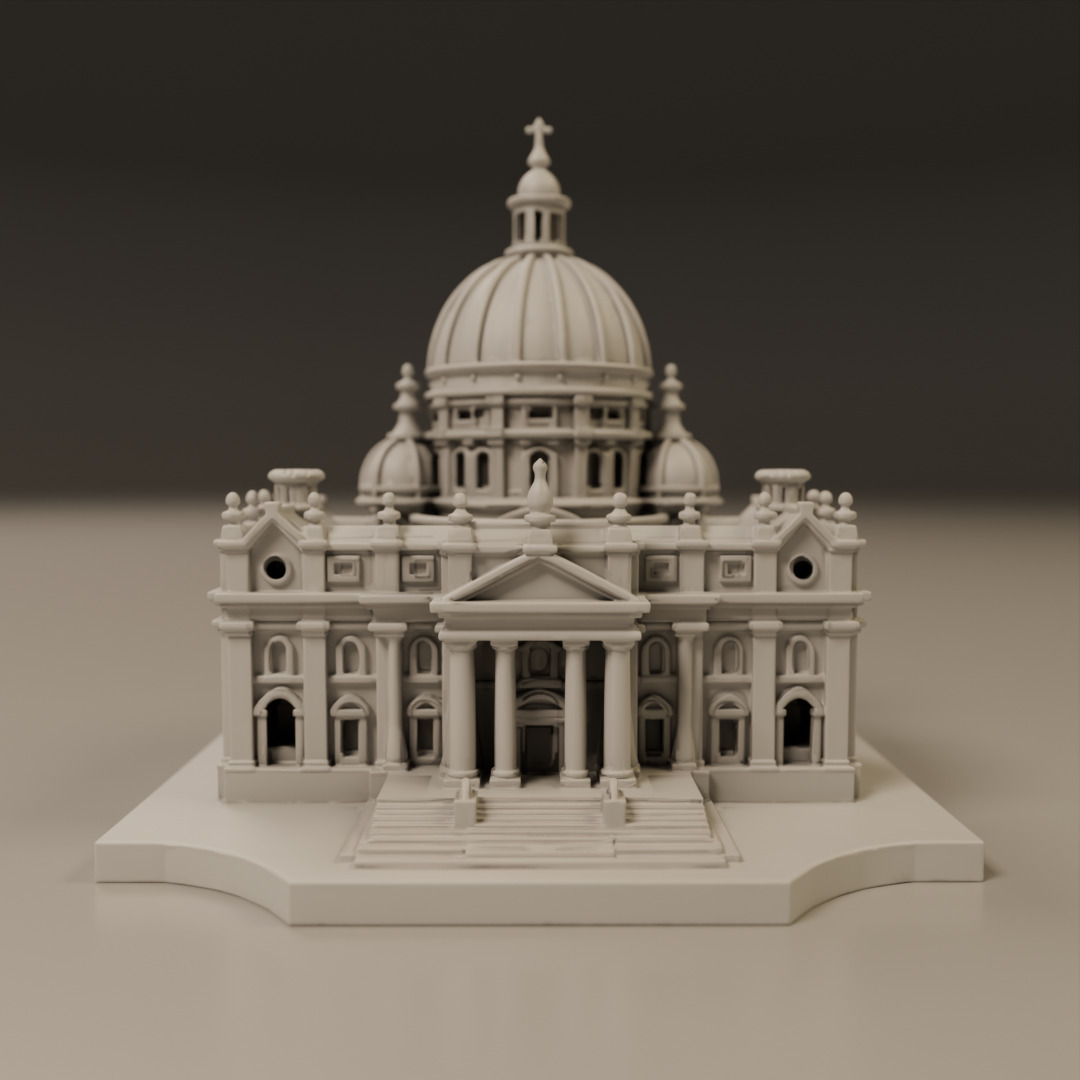 baroque architecture 3D print model_16
