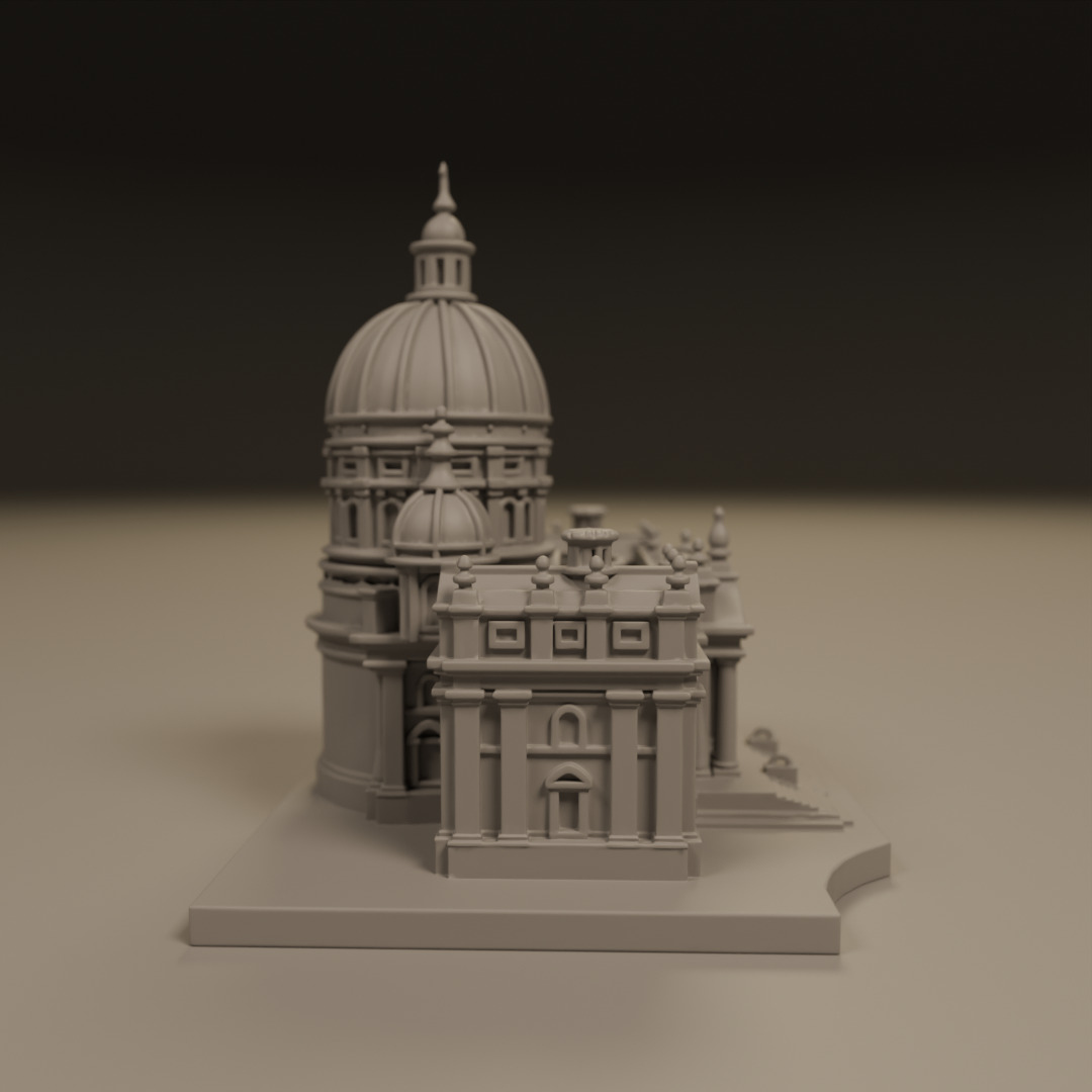 baroque architecture 3D print model_1