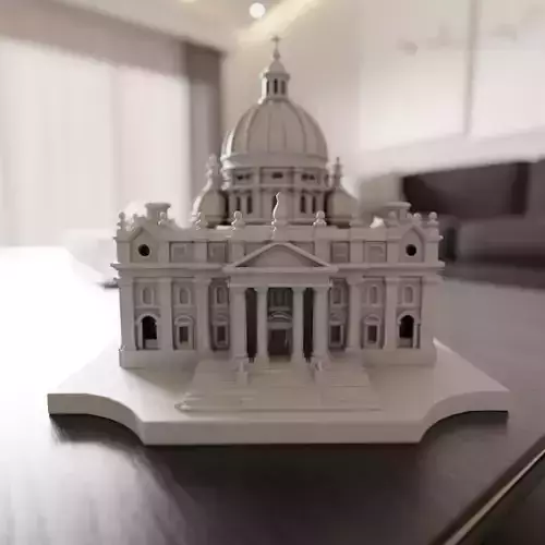 baroque architecture 3D print model
