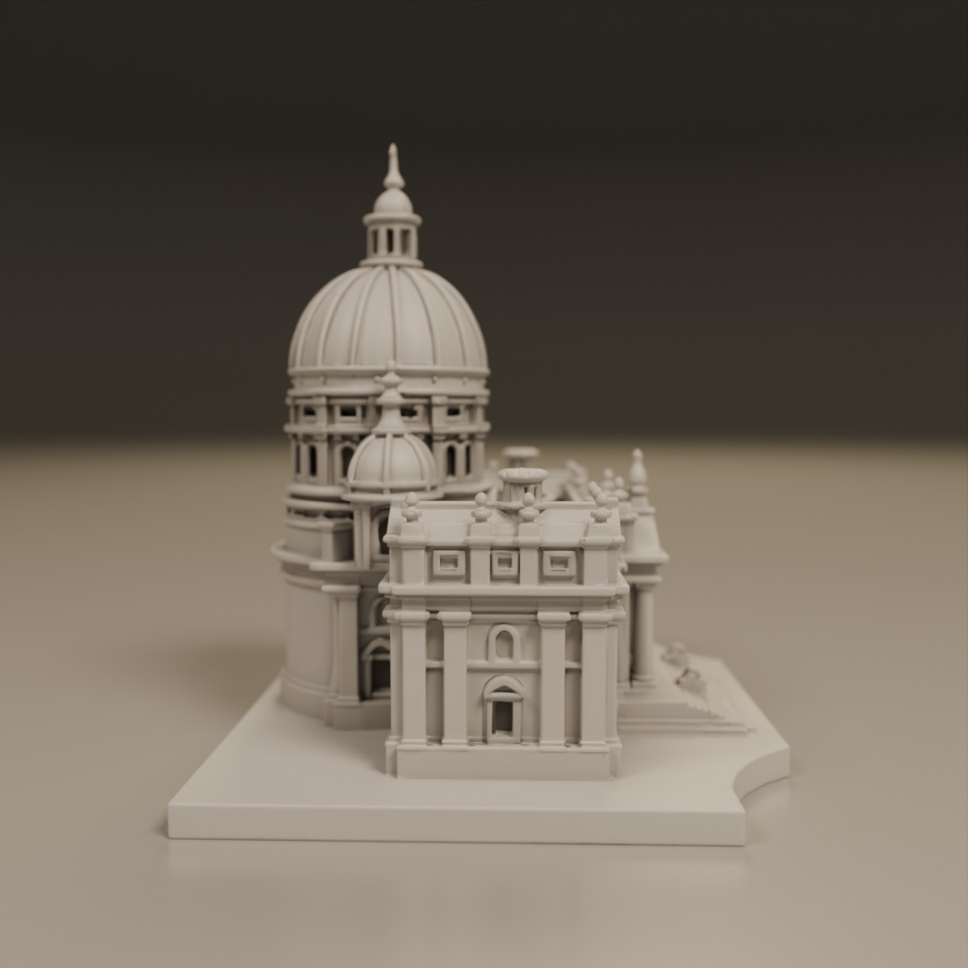 baroque architecture 3D print model_9