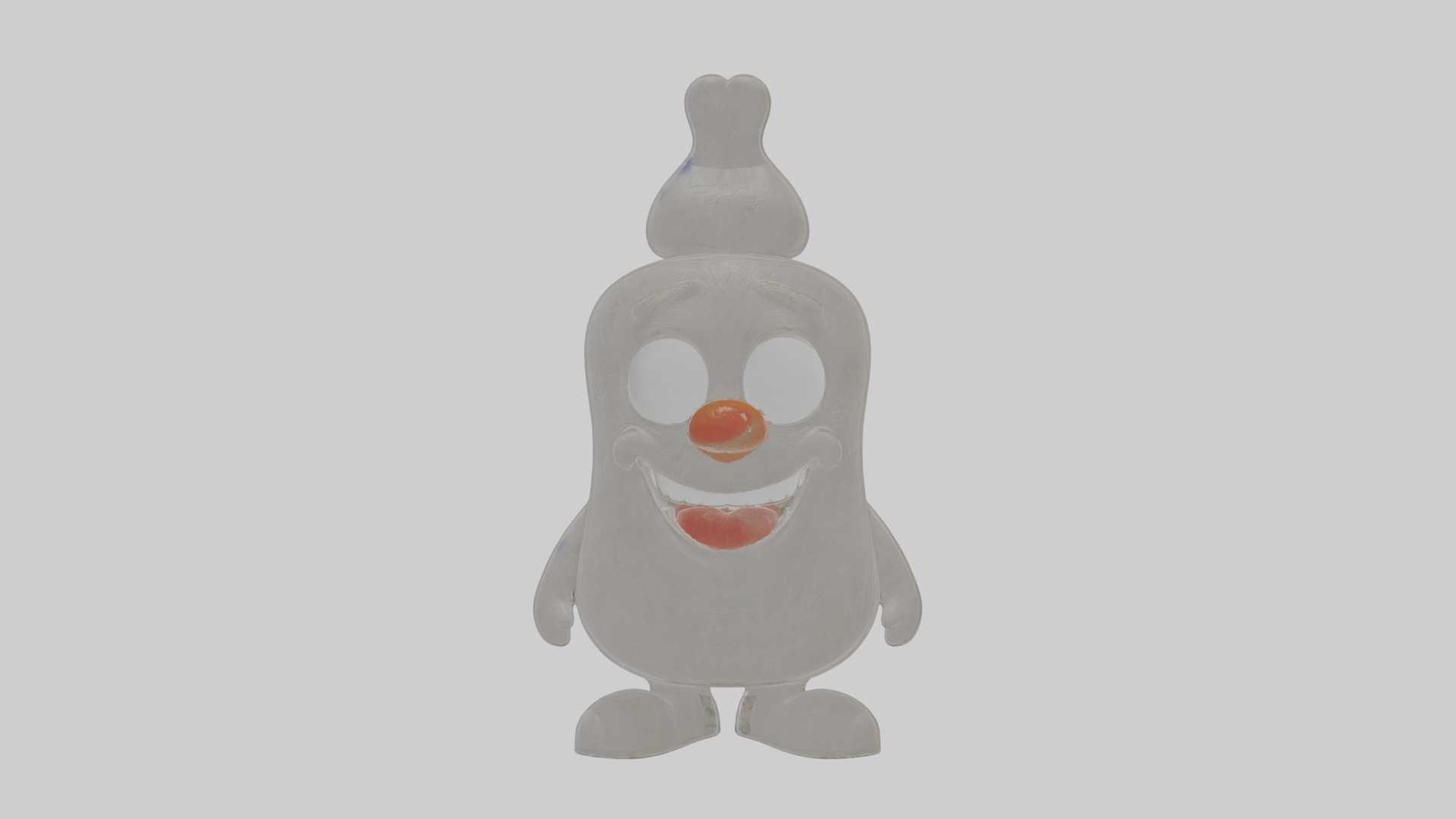 Cartoon Chalk Low-poly 3D model_15