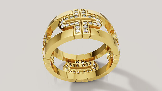 Bvlgari Ring 3D print model C 97 3D print model