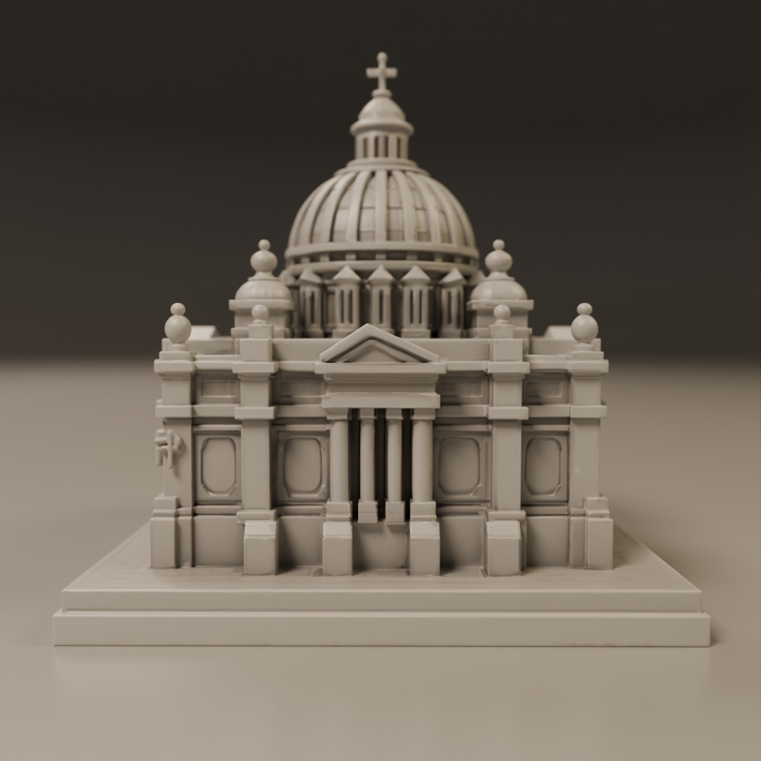 baroque architecture 3D print model_16
