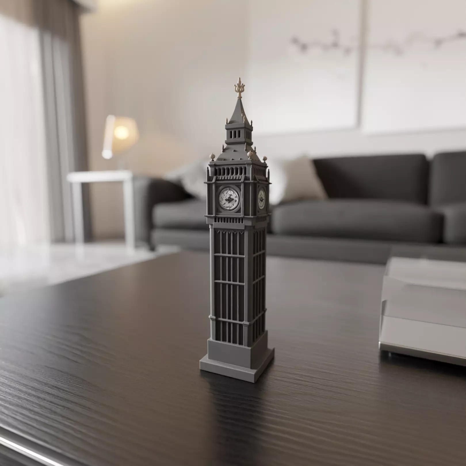 london clock 3D print model_0