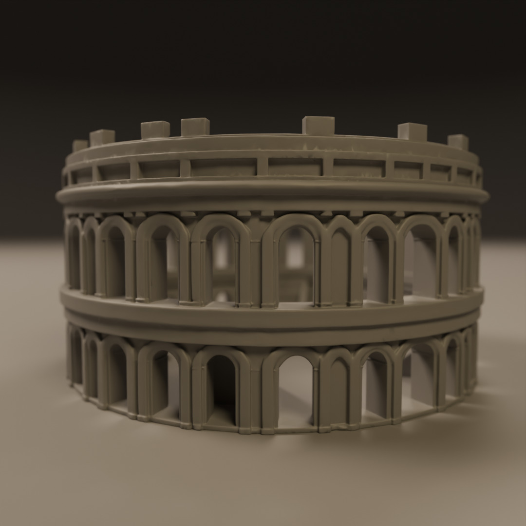Coliseum 3D print model_13