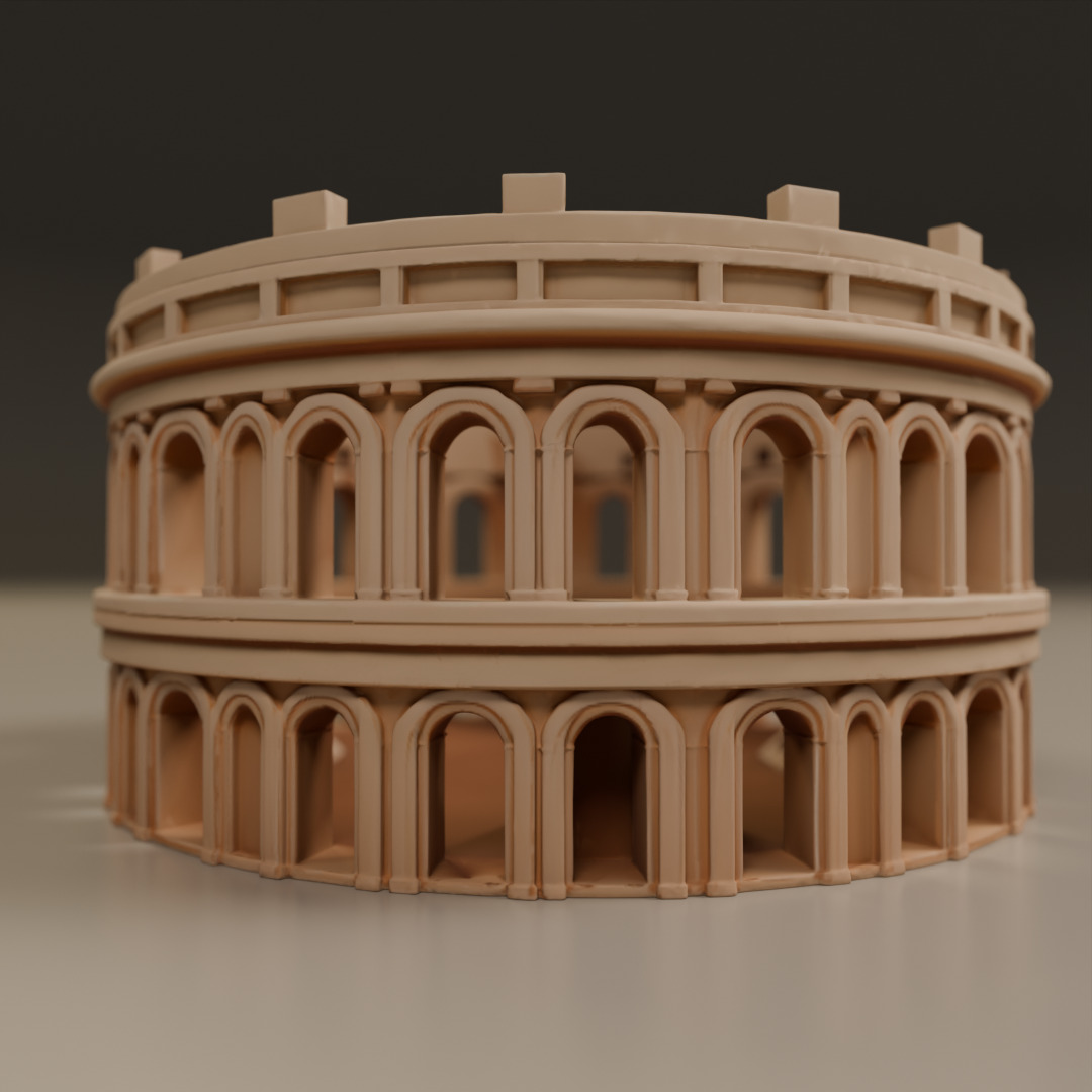 Coliseum 3D print model_7