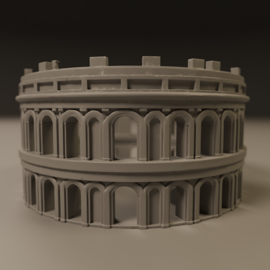 Coliseum 3D print model_16