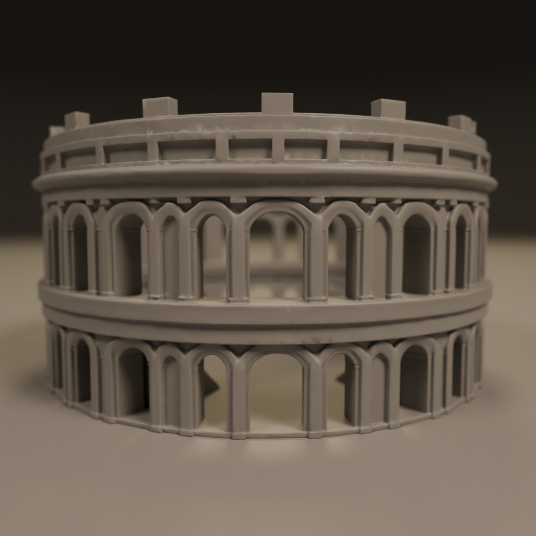 Coliseum 3D print model_9