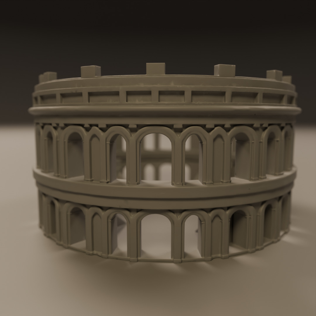 Coliseum 3D print model_10