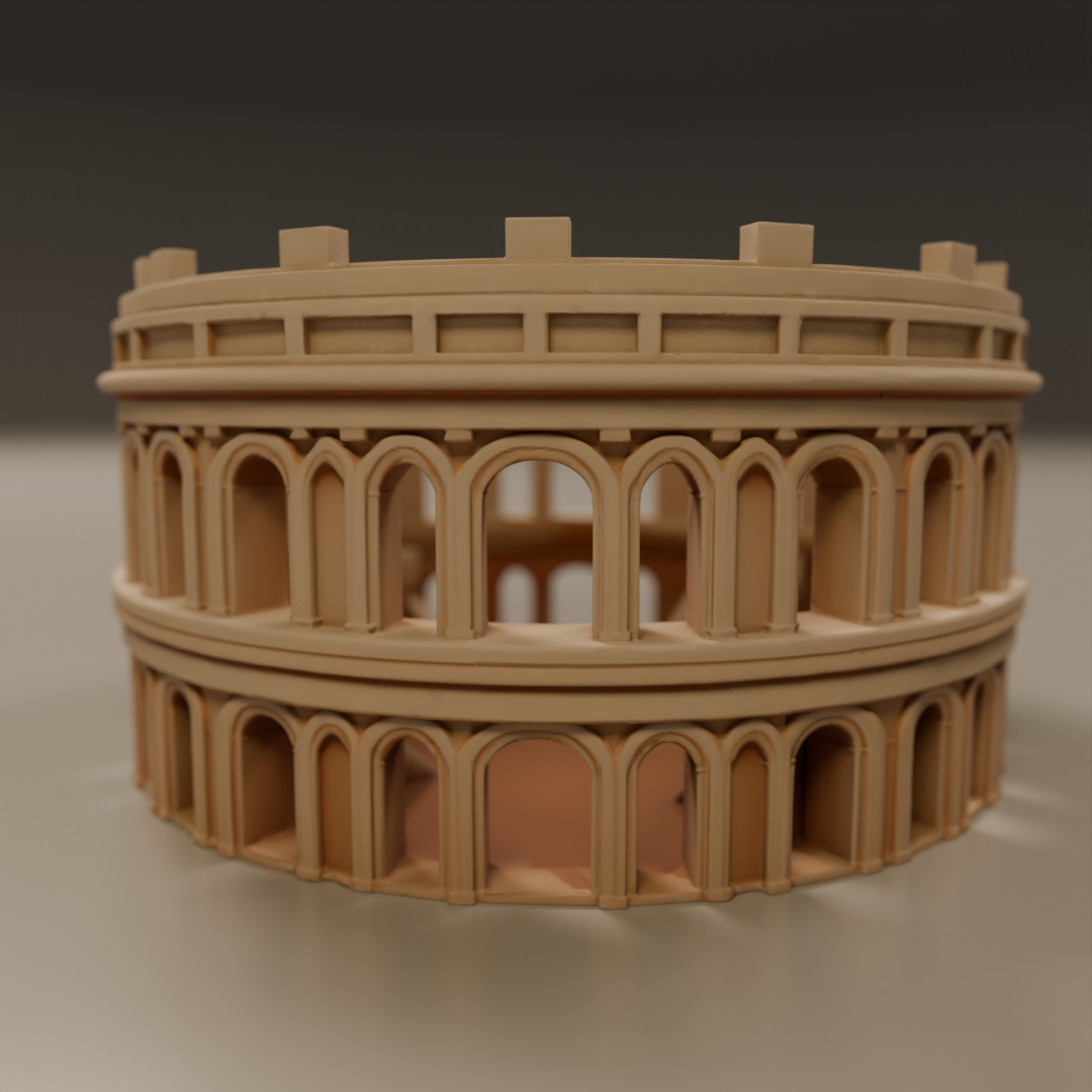 Coliseum 3D print model_2