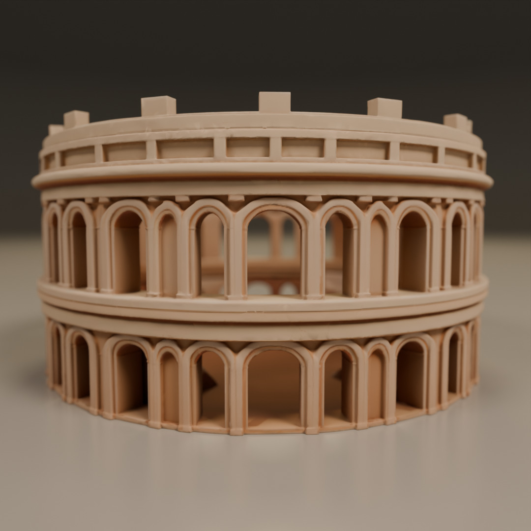 Coliseum 3D print model_1