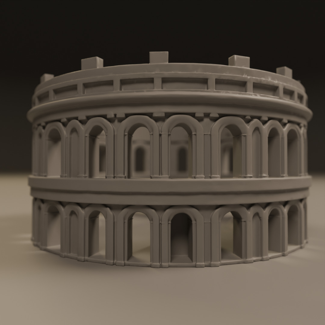 Coliseum 3D print model_15