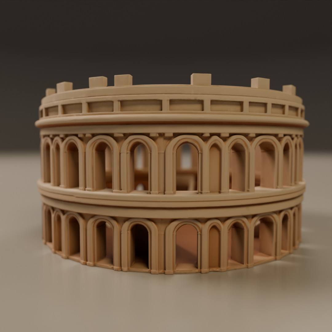 Coliseum 3D print model_5