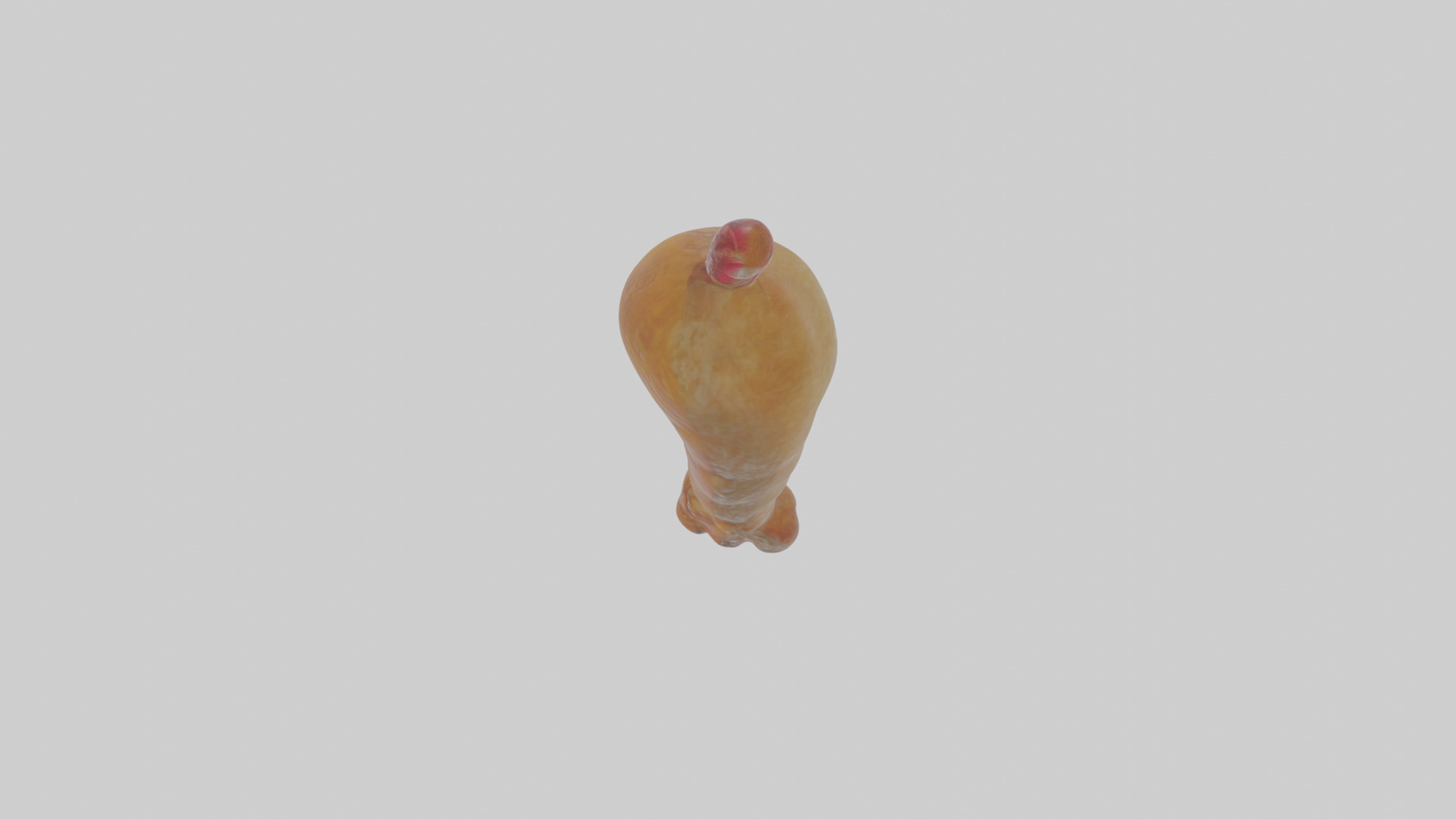 Cartoon Chicken Leg Low-poly 3D model_18