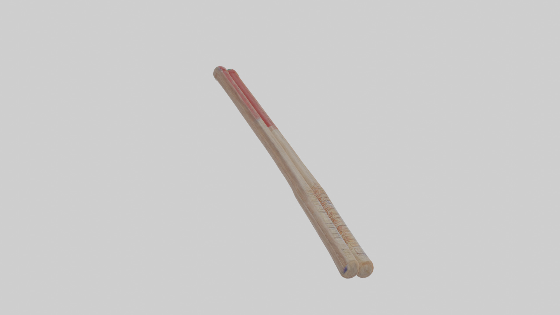 Cartoon Chopsticks Low-poly 3D model_13