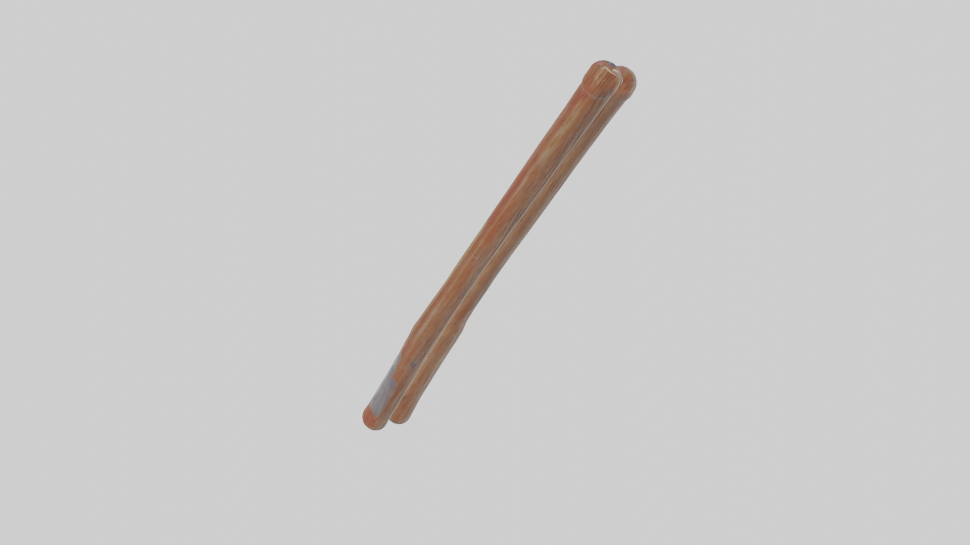 Cartoon Chopsticks Low-poly 3D model_2