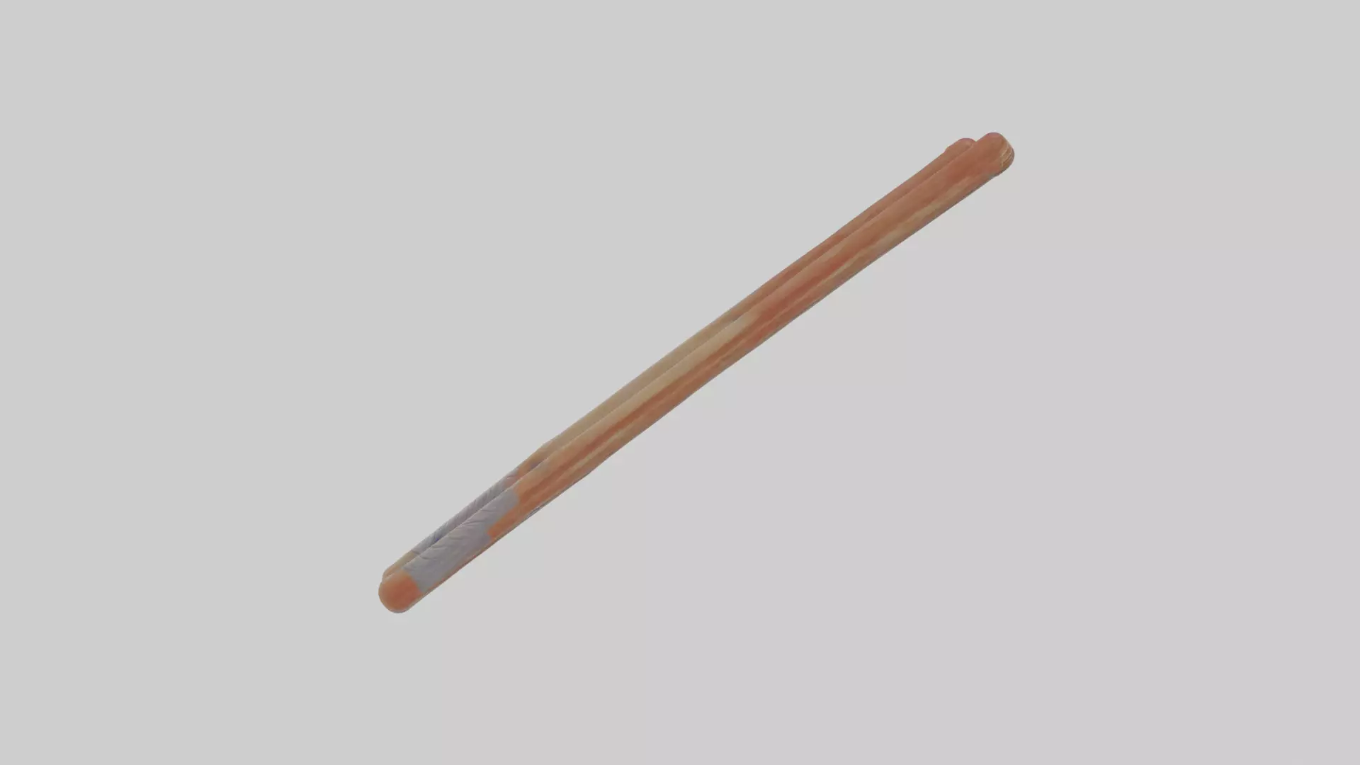 Cartoon Chopsticks Low-poly 3D model_0
