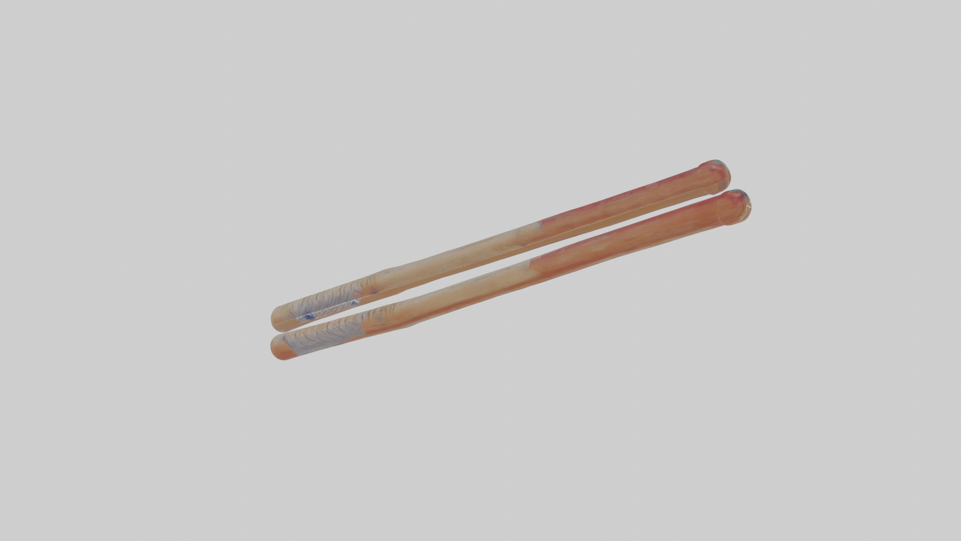 Cartoon Chopsticks Low-poly 3D model_21