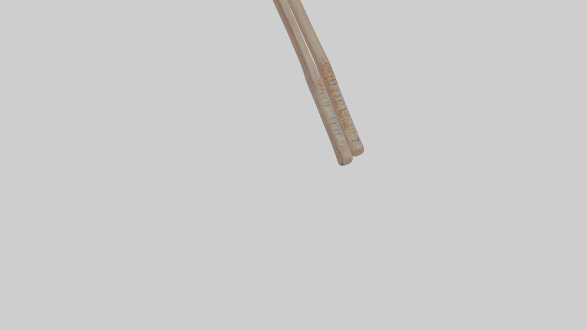 Cartoon Chopsticks Low-poly 3D model_7
