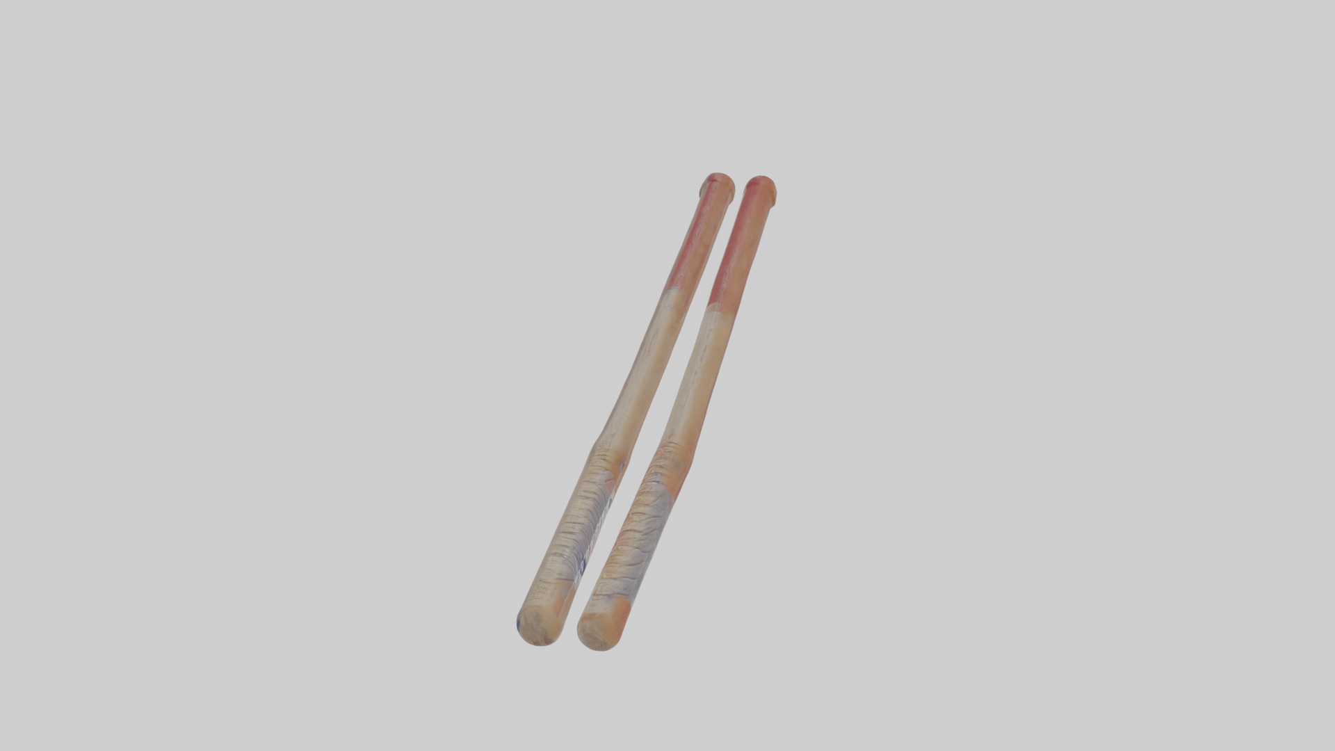 Cartoon Chopsticks Low-poly 3D model_16