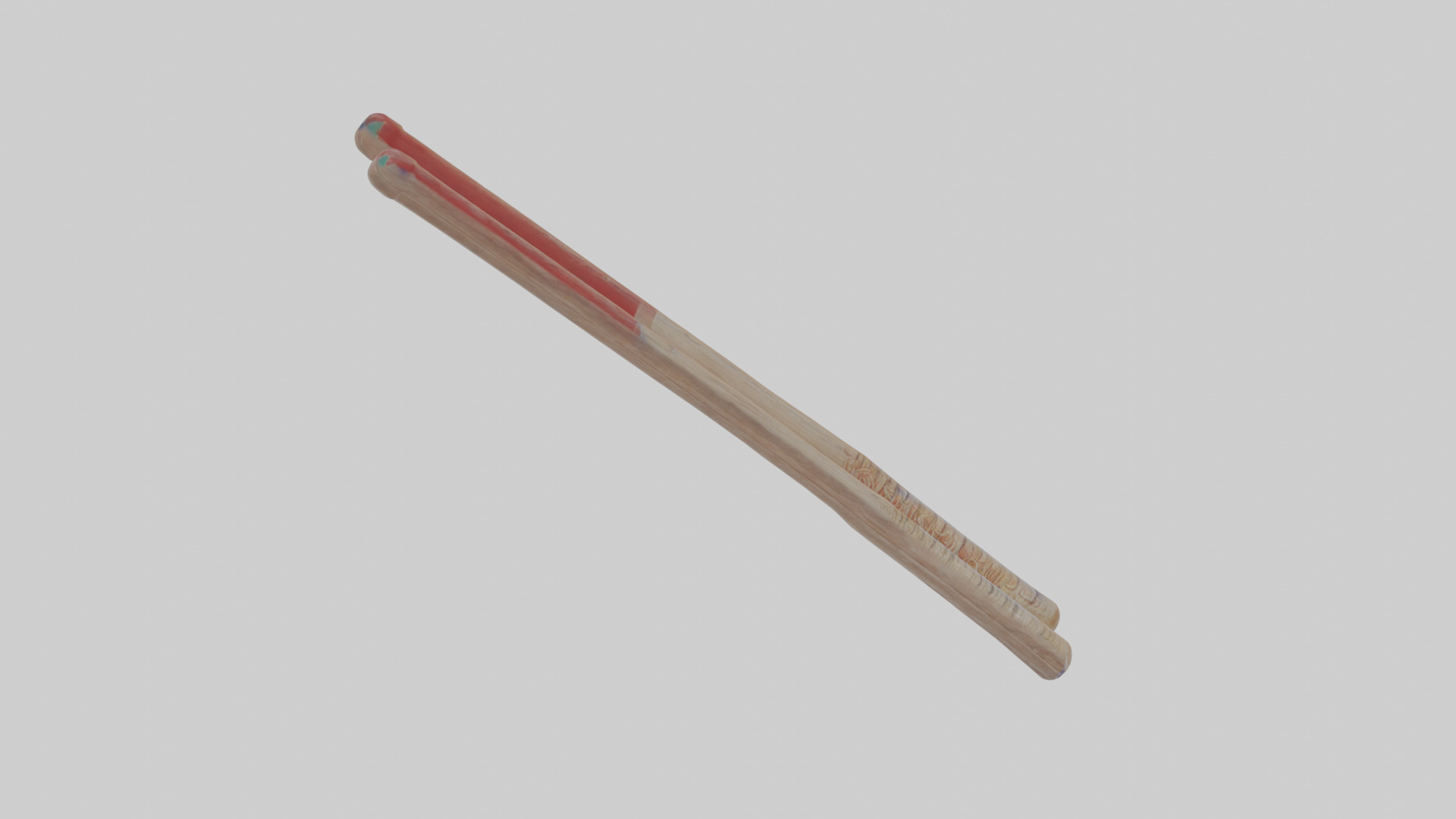 Cartoon Chopsticks Low-poly 3D model_23