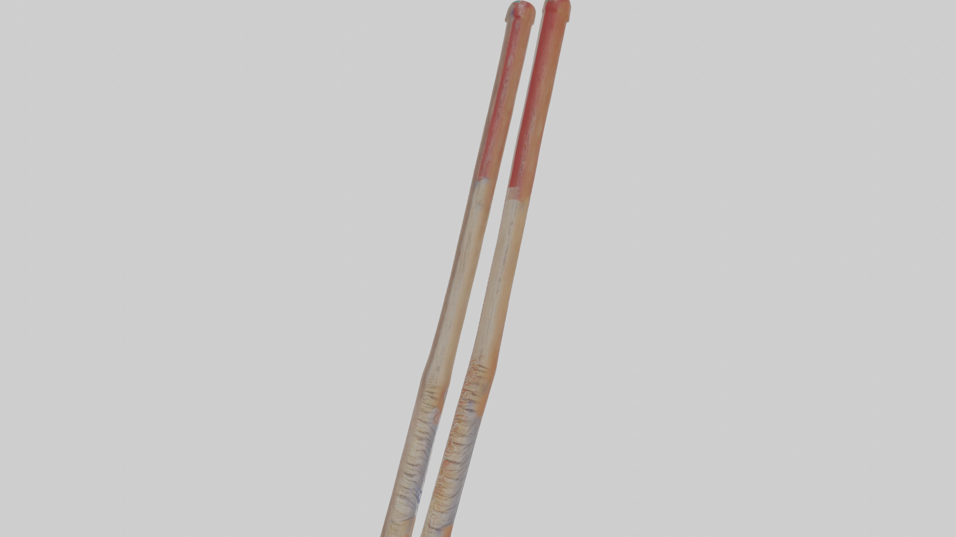 Cartoon Chopsticks Low-poly 3D model_25