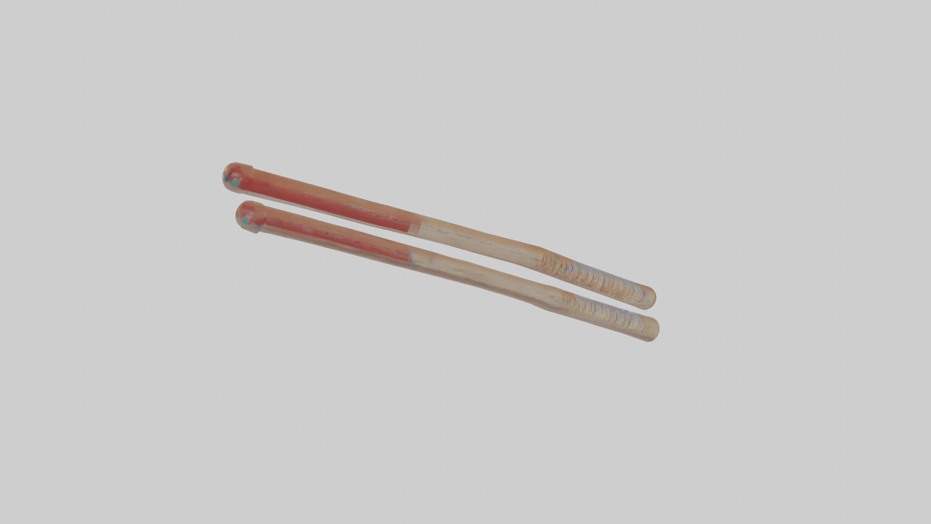 Cartoon Chopsticks Low-poly 3D model_19
