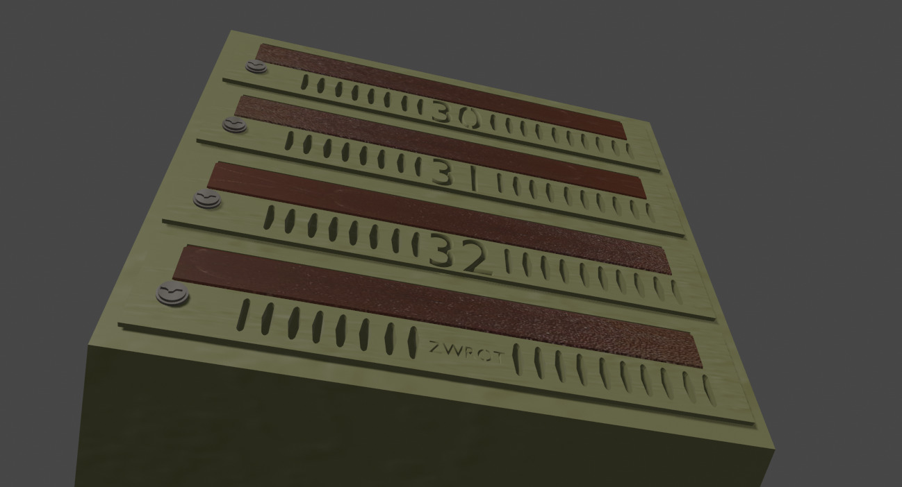 Polish post box Free 3D model_11