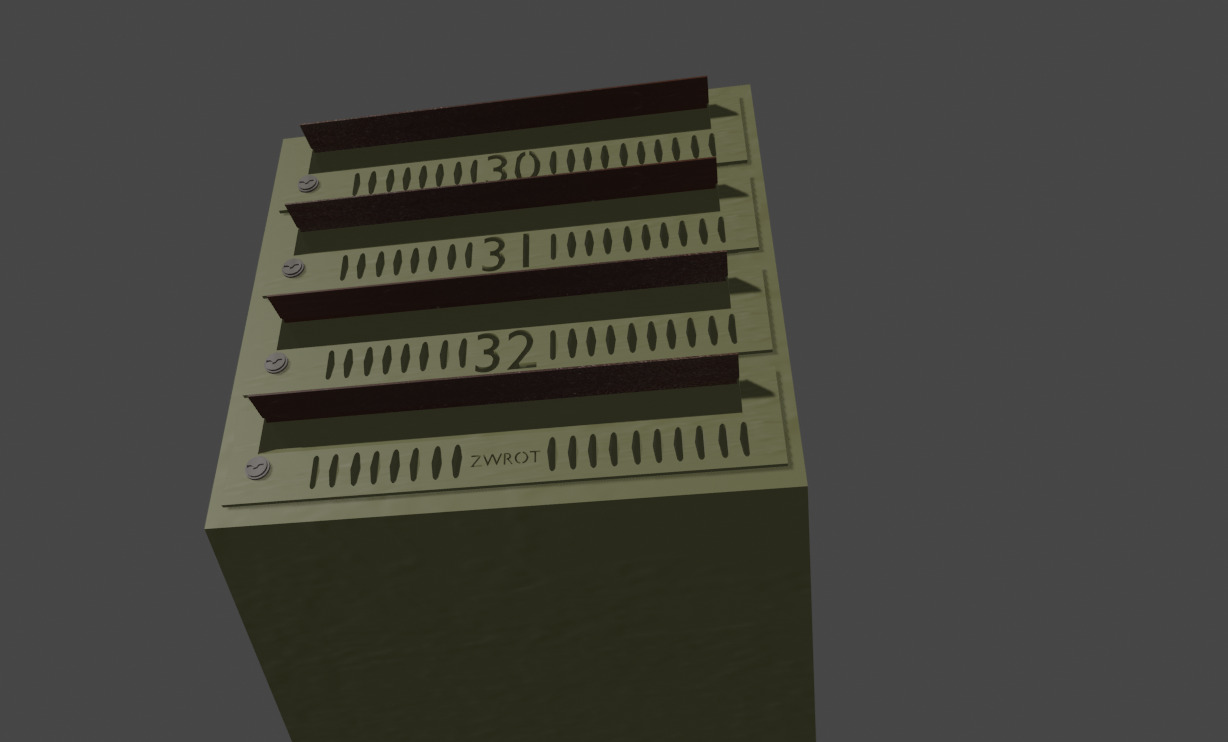 Polish post box Free 3D model_2