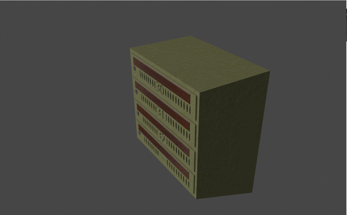 Polish post box Free 3D model_9